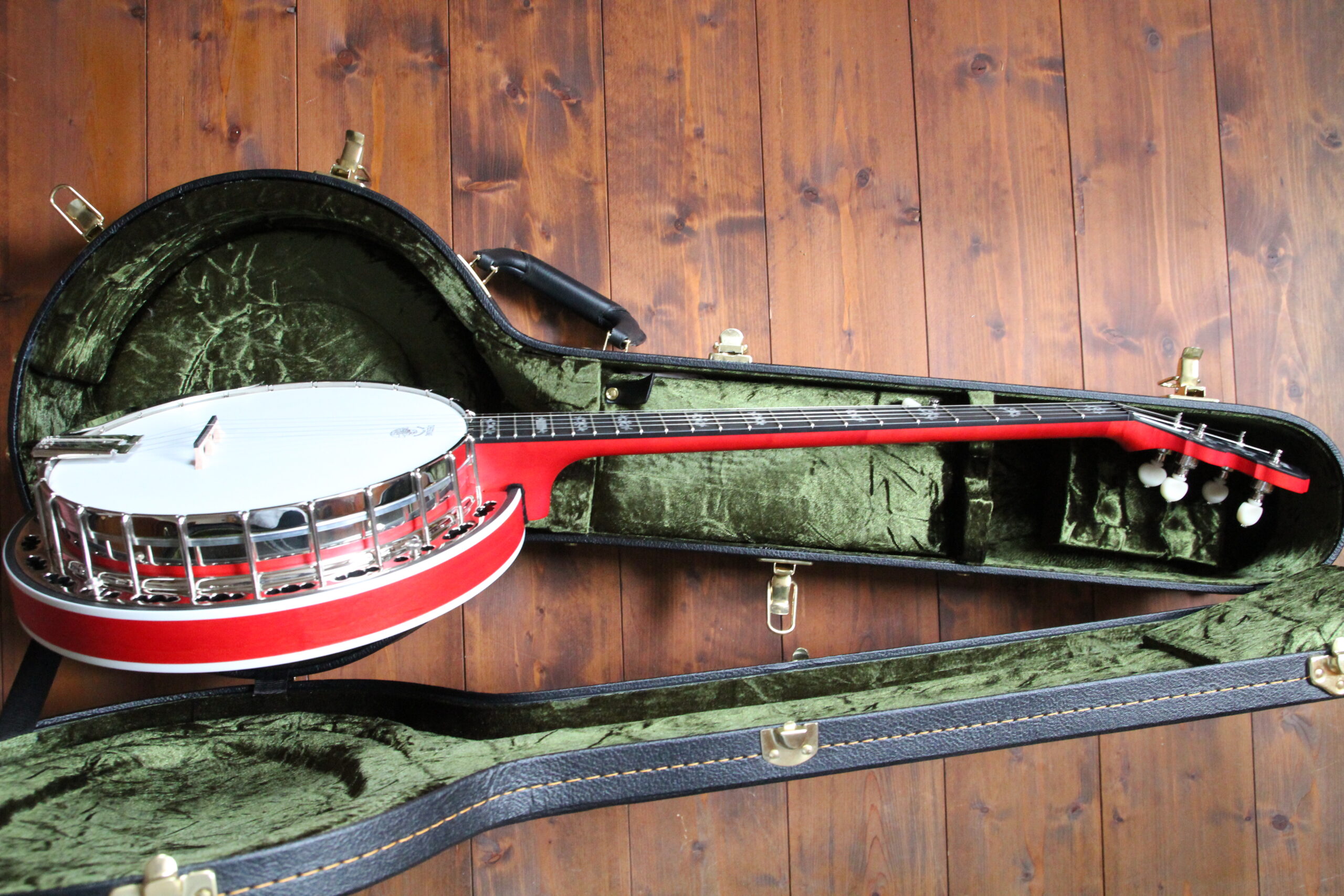 Deering Sierra 5string Banjo Splash Of Color Chili Pepper Red – Bild 12