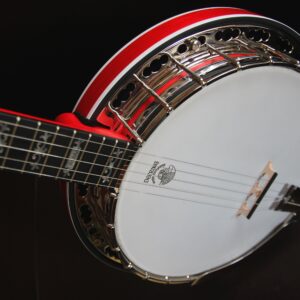 Deering Sierra 5string Banjo Splash Of Color Chili Pepper Red